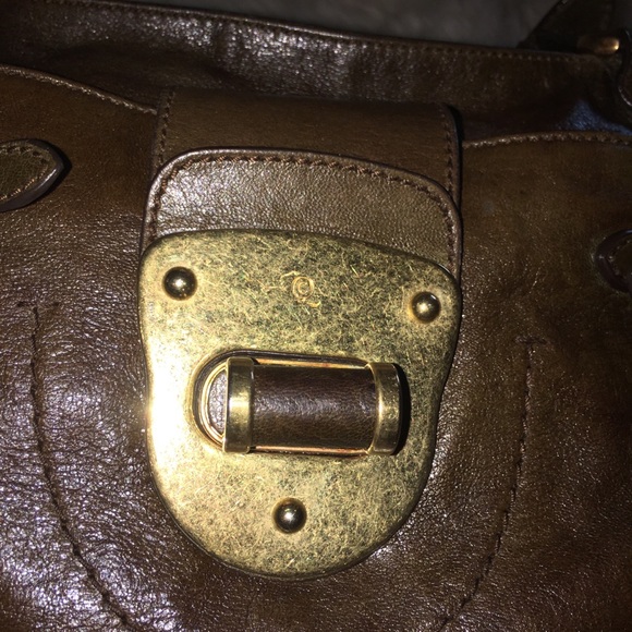 Alexander McQueen Brown Elvie Shoulder Bag - Picture 5 of 8